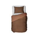 Kayori Kayori Fusu Housse de Couette Satin de Coton 200x200/220 Terra