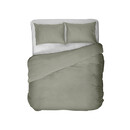 Kayori Kayori Otsu Housse de Couette Satin de Coton 140x200/220 Vert Olive