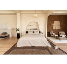 Kayori Otsu Housse de couette Satin de coton 240x200/220 Sable