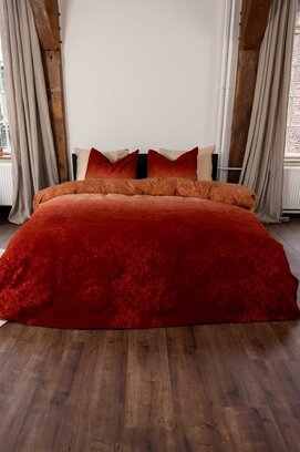 Kayori Gassho Housse de Couette Flanelle 240x200/220 Terre