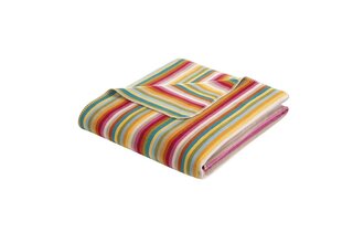 Cawo Lifestyle Plaid Rayures 150/200 multicolore