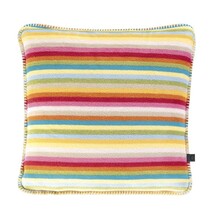 Cawo Lifestyle Coussin Rayures Bloc Housse de Coussin 50/50 multicolore