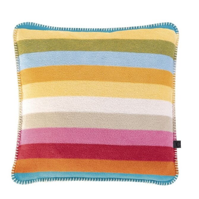 Cawo Lifestyle Kissen Blockstreifen Kussenhoes 50/50 multicolor