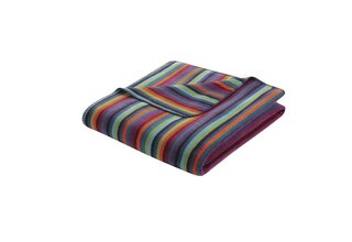 Cawo Lifestyle Wohndecke Strepen Plaid 150/200 multicolor donker