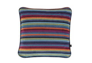 Cawo Lifestyle Coussin Rayures Bloc Housse de Coussin 50/50 multicolore foncé
