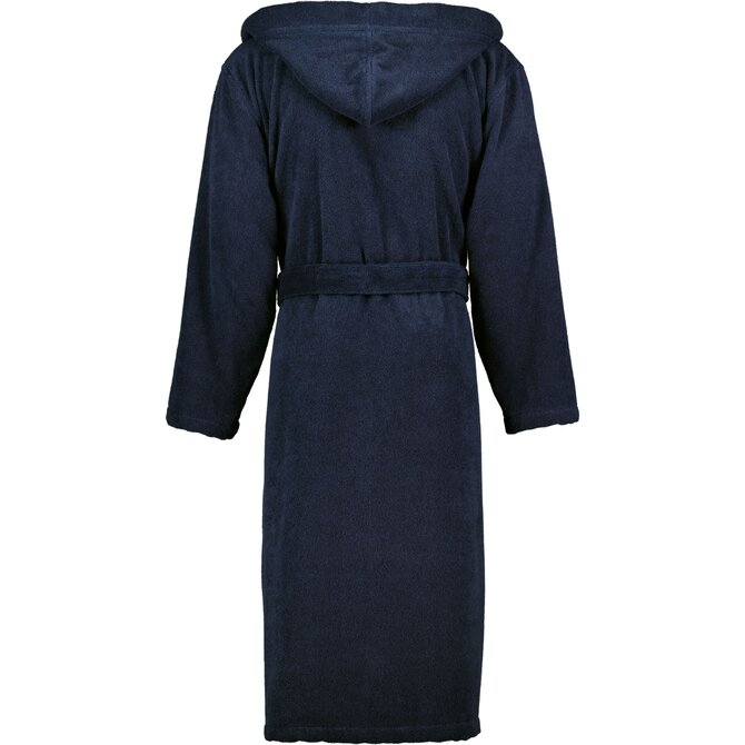 Cawo Heren Home Badjas met Capuchon Uni 829 XXL blau