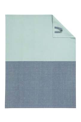 Cawö Duo Cuisine Torchons 50/70 bleu nuit/menthe