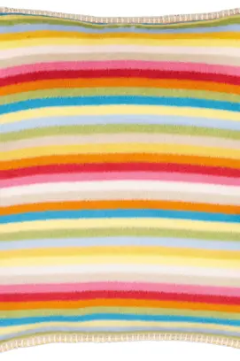 Cawo Lifestyle Coussin Rayures Housse de Coussin 50/50 multicolore
