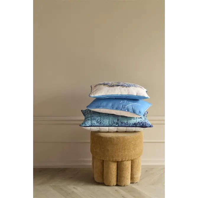 Beddinghouse x Van Gogh Museum Champ de Blé Coussin Décoratif Bleu 40x60 cm