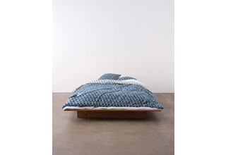 Marc O'Polo Monogram Kussensloop Space blue 60x70