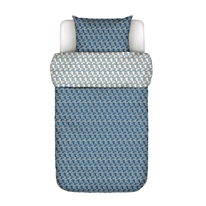 Marc O'Polo Monogram Kussensloop Space blue 60x70