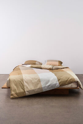 Marc O'Polo Erliv Housse de couette Dark coral 200x200/220