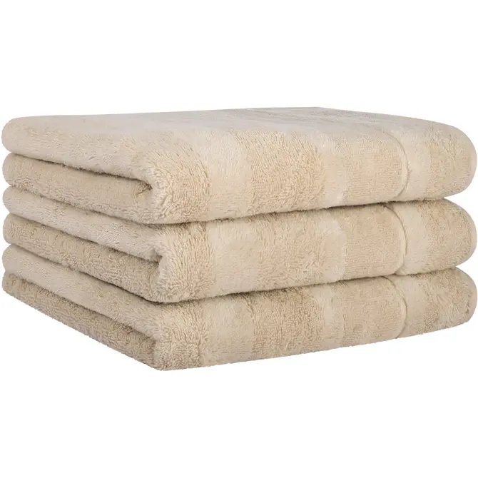 Cawo Noblesse2 Uni Handdoek 50/100 beige Cawo Noblesse2 Uni Handdoek 50/100 beige