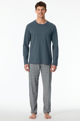 Schiesser Pyjama Long jeans 180249 56/XXL
