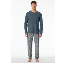 Schiesser Pyjama Long jeans 180249 58/3XL