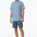 Schiesser Schiesser Pyjama Short bluegrey 181153 54/XL