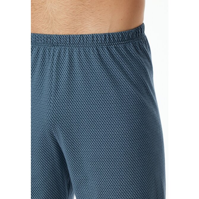 Schiesser Pyjama Short bluegrey 181153 54/XL