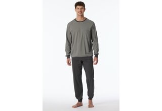 Schiesser Pyjama Long anthracite 181156 52/L