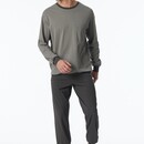 Schiesser Schiesser Pyjama Long anthracite 181156 52/L
