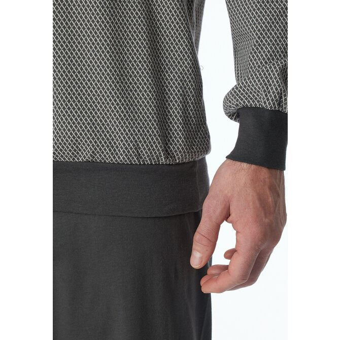 Schiesser Pyjama Long anthracite 181156 52/L