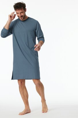 Schiesser Nightshirt 1/1 bluegrey 182022 54/XL