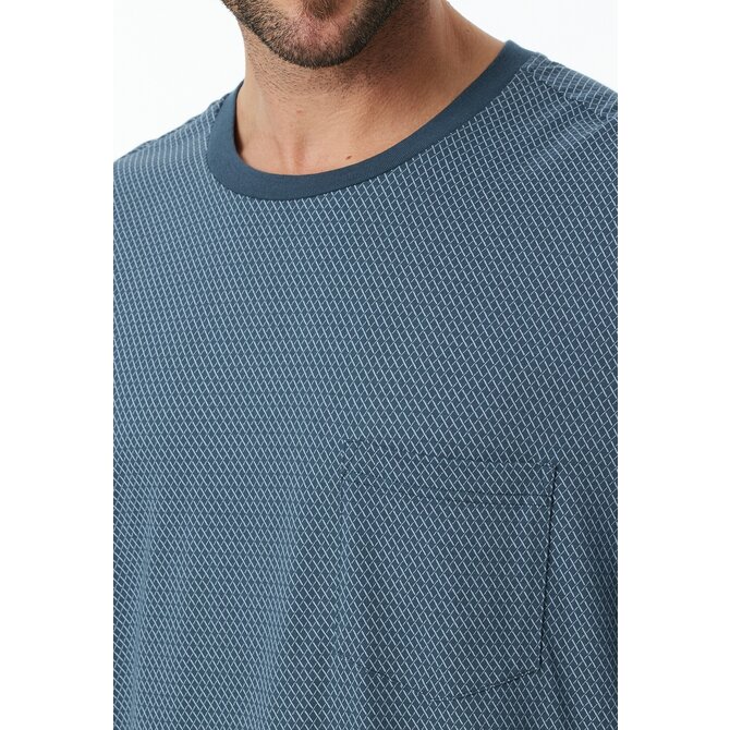 Schiesser Nightshirt 1/1 bluegrey 182022 54/XL