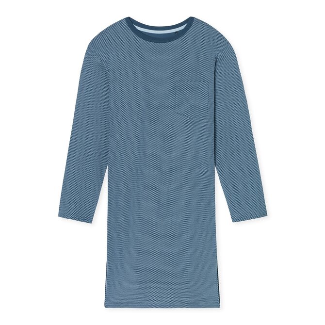 Schiesser Nightshirt 1/1 bluegrey 182022 54/XL