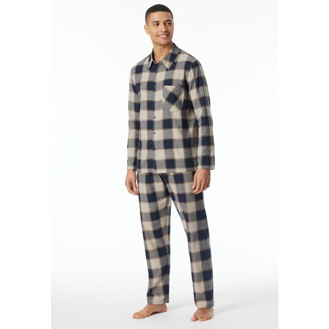 Schiesser Pyjama Long nature 182029 52/L