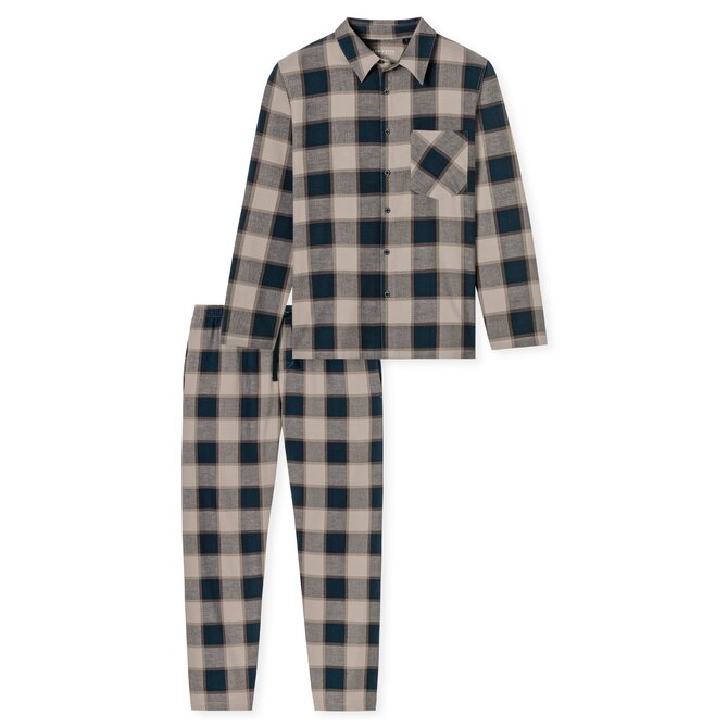 Schiesser Pyjama Long nature 182029 52/L