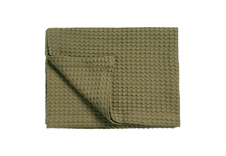 Vandyck Home Pique Couvre-lit 270x250 martini olive