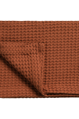 Vandyck Home Pique Bedsprei 270x250 rusty brown