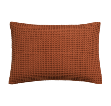 Vandyck Home Pique Taie d'oreiller (40x55) brun rouille