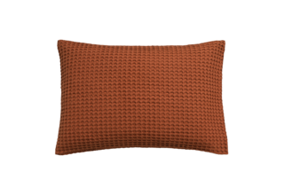 Vandyck Home Pique Taie d'oreiller (40x55) brun rouille