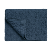 Vandyck Pure 10 G.Dyed Bedsprei 180x260 blue ink