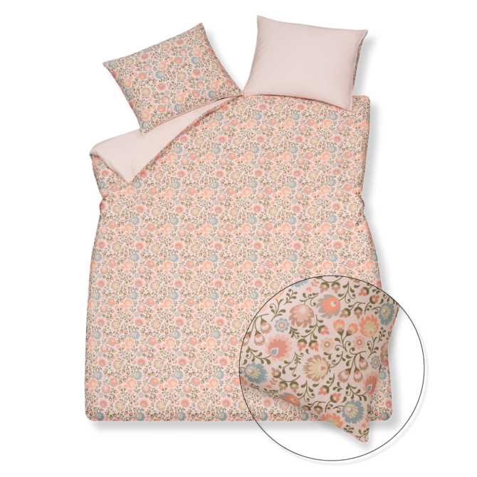 Vandyck Pure 87 1-persoons (140x200/220) sepia pink