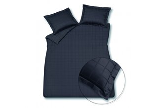 Vandyck Home 78 Check 300Tc 1 personne (140x200/220) encre bleue