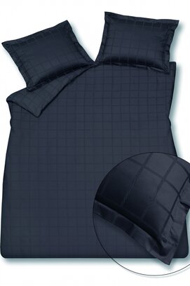Vandyck Home 78 Check 300Tc 2-personnes (200x200/220) encre bleue