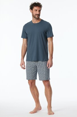 Schiesser Pyjama Short jeans 181157 48/S