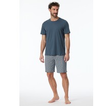 Schiesser Pyjama Short jeans 181157 54/XL