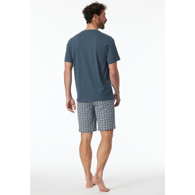 Schiesser Pyjama Short jeans 181157 54/XL