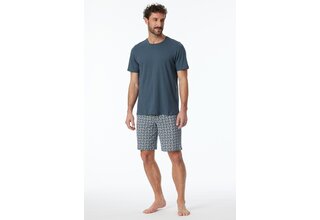 Schiesser Pyjama Court jeans 181157 58/3XL