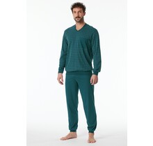 Schiesser Pyjama Long pétrole 181162 48/S