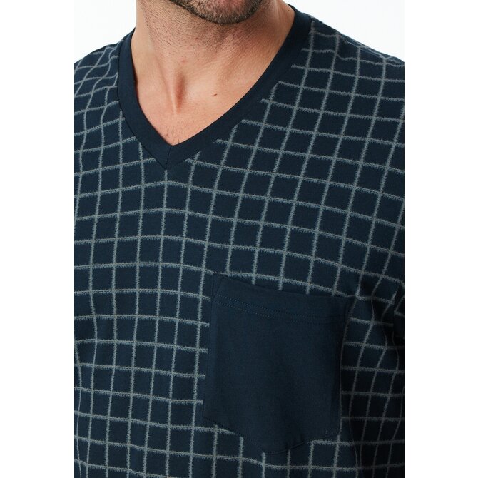 Schiesser Pyjama Long jeans 181162 48/S