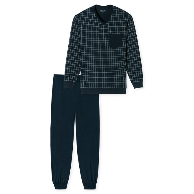 Schiesser Pyjama Long jeans 181162 54/XL