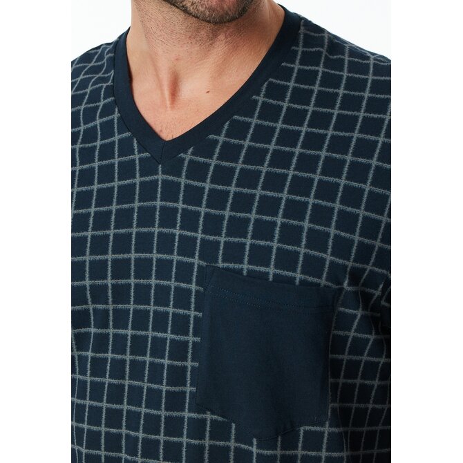 Schiesser Pyjama Long jeans 181162 58/3XL