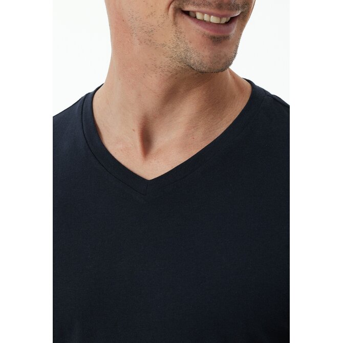 Schiesser Pyjama Long bleu nuit 181922 58/3XL