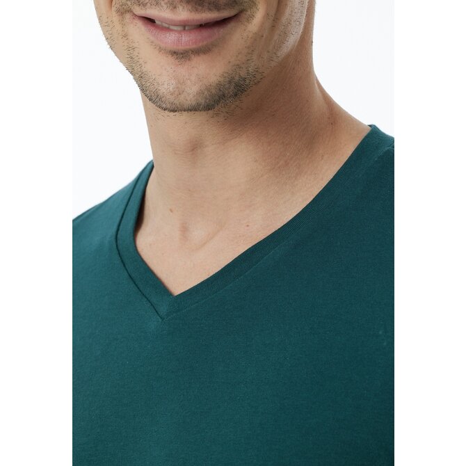 Schiesser Pyjama Long petrol 181922 52/L