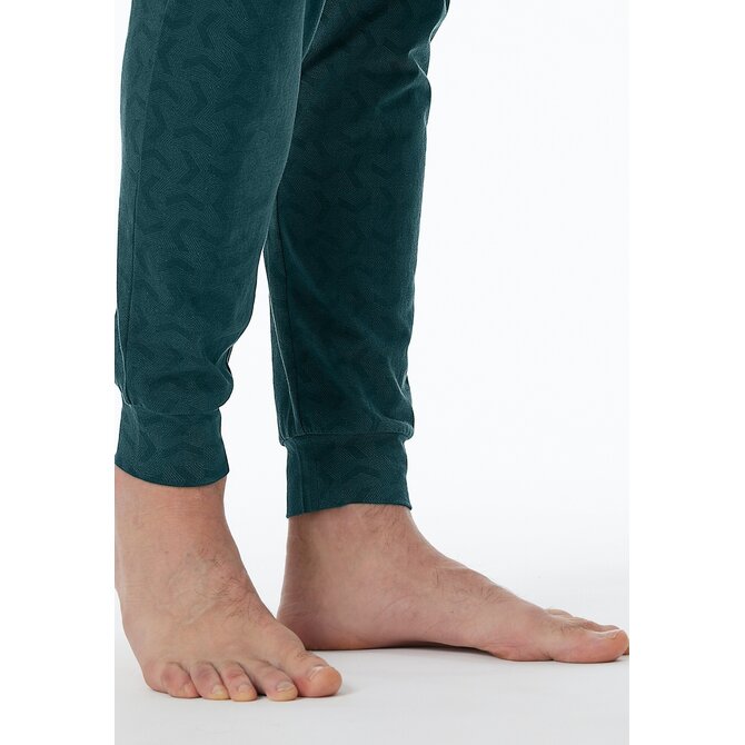 Schiesser Pyjama Long pétrole 181922 54/XL