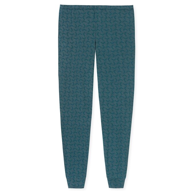 Schiesser Pyjama Long pétrole 181922 56/XXL