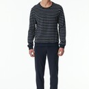 Schiesser Schiesser Pyjama Long bleu nuit 181929 58/3XL
